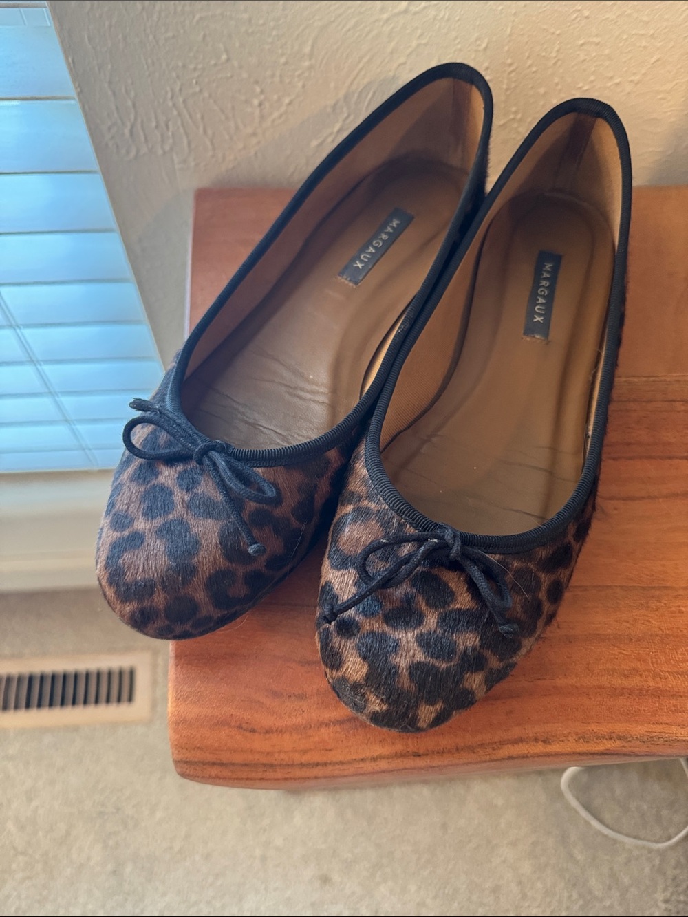 Margaux Leopard-Print Demi Flat